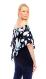 Black, inventory, Multi-color, new.bc, Print, Short Sleeve, Tops - August Brock Fashions