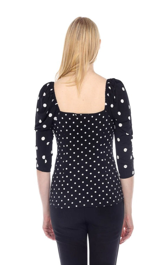 Black, inventory, Ivory, Long Sleeve, New A, new.bc, Polka dots, Tops - August Brock Fashions
