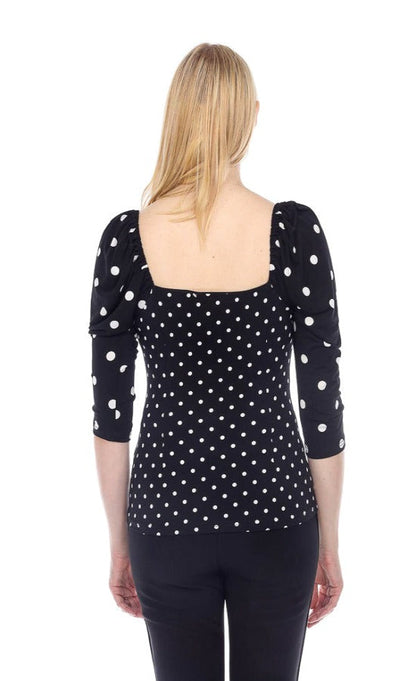 Black, inventory, Ivory, Long Sleeve, New A, new.bc, Polka dots, Tops - August Brock Fashions