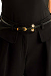 Black, New A, newest, Pants, Slim fit, Slip-on, Straight leg, Stretch fabric - August Brock Fashions