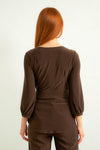 Brown, Long Sleeve, New A, new.bc, newest, Tops - August Brock Fashions
