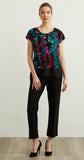 Black, Multi-color, New A, newest, Print, Short Sleeve, Tops - August Brock Fashions