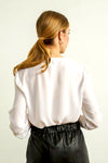 Ivory, Long Sleeve, New A, new.bc, newest, Sequin, Tops, White - August Brock Fashions