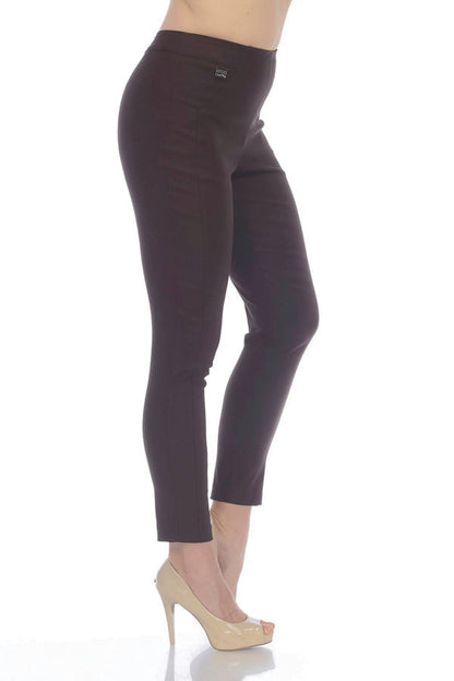 Joseph Ribkoff 213702 Mocha Pull-On Skinny Cropped Pants