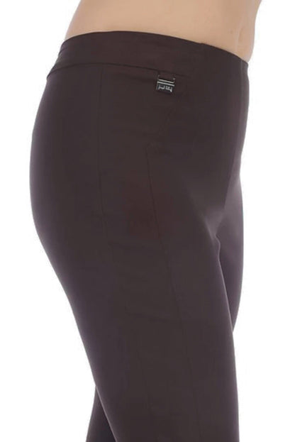 Joseph Ribkoff 213702 Mocha Pull-On Skinny Cropped Pants
