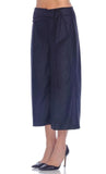 Black, Cropped, Full leg, Metallic, New A, new.bc, Pants, Silver, Slip-on, Stretch fabric - August Brock Fashions