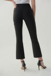 Joseph Ribkoff Black Flared Lace Inlay Cropped Pants 221252