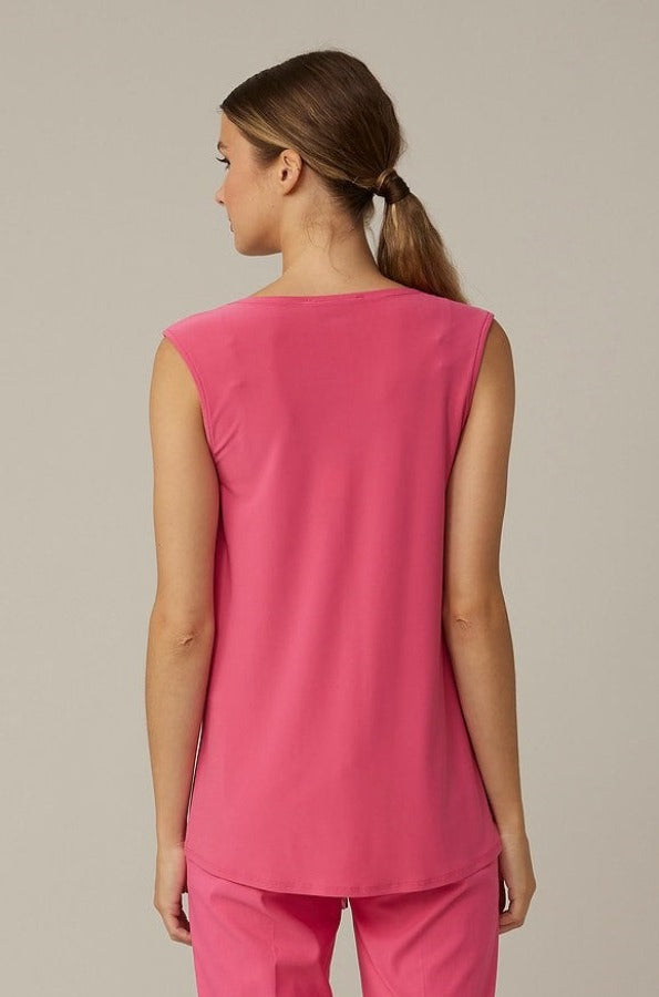 Joseph Ribkoff Layered V-Neck Sleeveless Top 221357