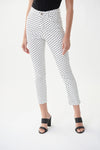 Joseph Ribkoff Vanilla/Black Polka Dot Print Jeans 222919
