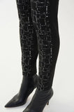 Joseph Ribkoff Abstract Print Pull On Slim Ankle Pants 223248
