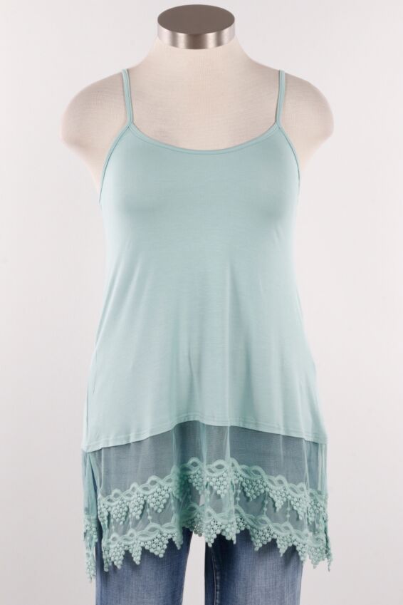Black, Green, inventory, Lace, shauna, Tanks, Tops - August Brock Fashions