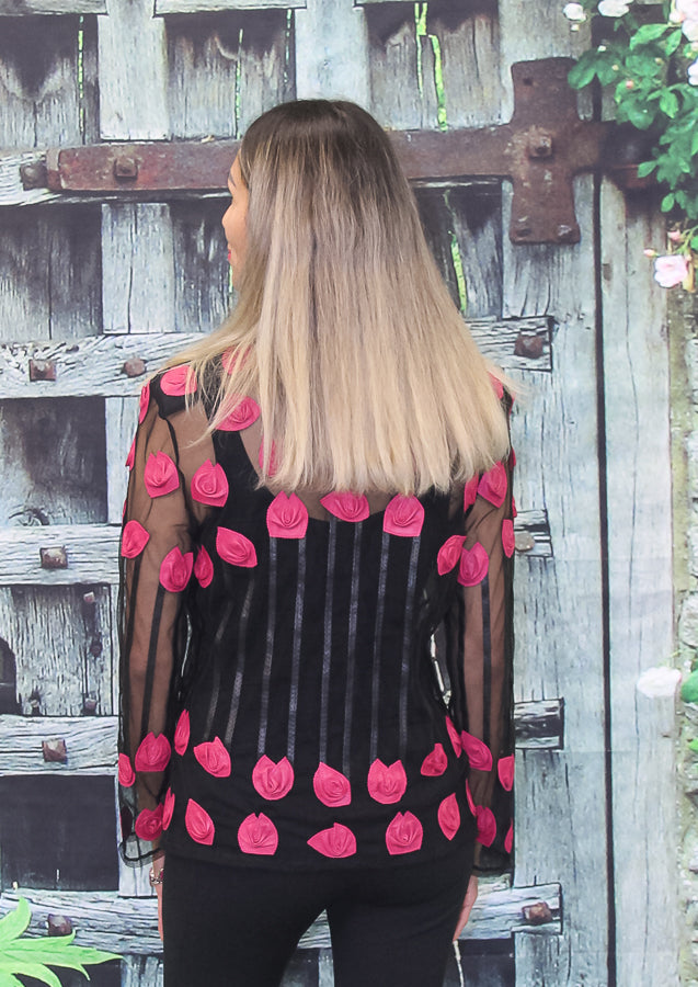 ABF Leather Rose Short Jacket 1191001