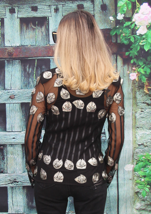 ABF Leather Rose Short Jacket 1191001