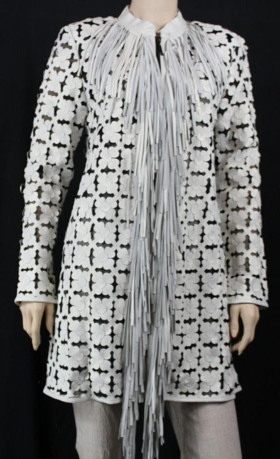Animal print, Black, Blue, Brown, Green, Ivory, Jackets, Leather, Long Sleeve, Red, Turquoise, Wine - August Brock Fashions