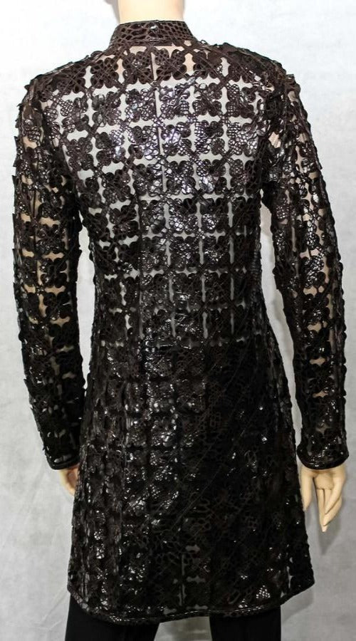Animal print, Black, Blue, Brown, Green, Ivory, Jackets, Leather, Long Sleeve, Red, Turquoise, Wine - August Brock Fashions