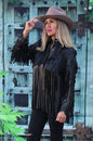 ABF Leather Fringe Shirt 11910123