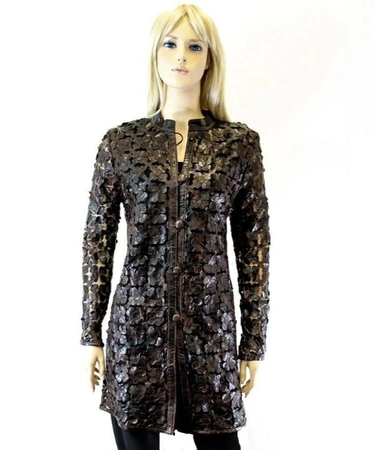 Black, Blue, Brown, Jackets, Leather, Long Sleeve, Navy - August Brock Fashions