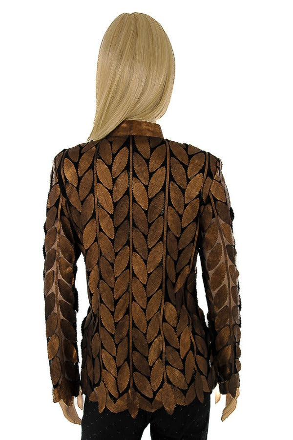 Black, Black & White, Blue, Bronze, Green, Grey, Jackets, Leather, Long Sleeve, Metallic, Purple, Red, Sheer - August Brock Fashions