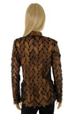 Black, Black & White, Blue, Bronze, Green, Grey, Jackets, Leather, Long Sleeve, Metallic, Purple, Red, Sheer - August Brock Fashions