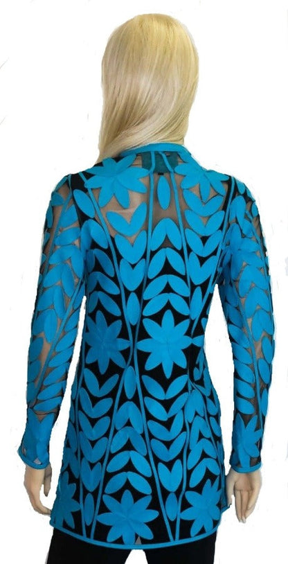 ABF 11910133 Sunburst Long Leather Jacket