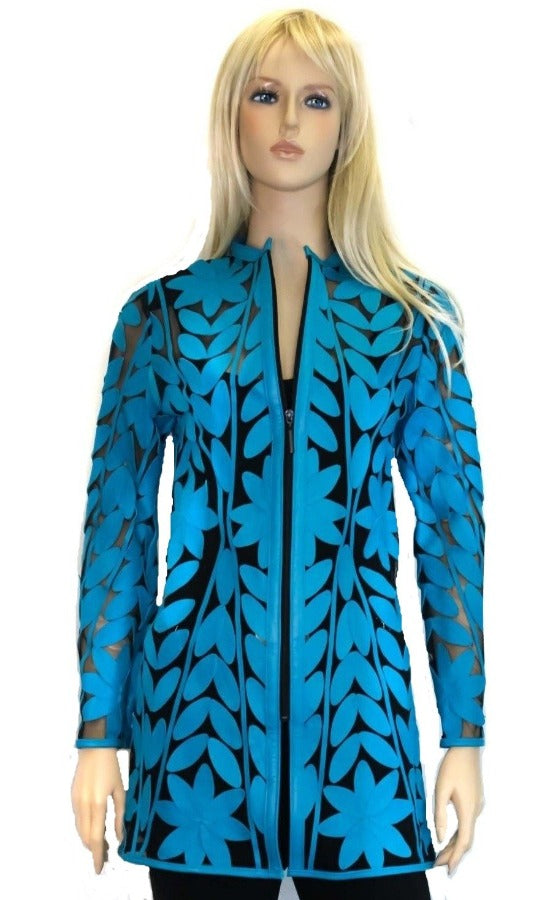 ABF 11910133 Sunburst Long Leather Jacket