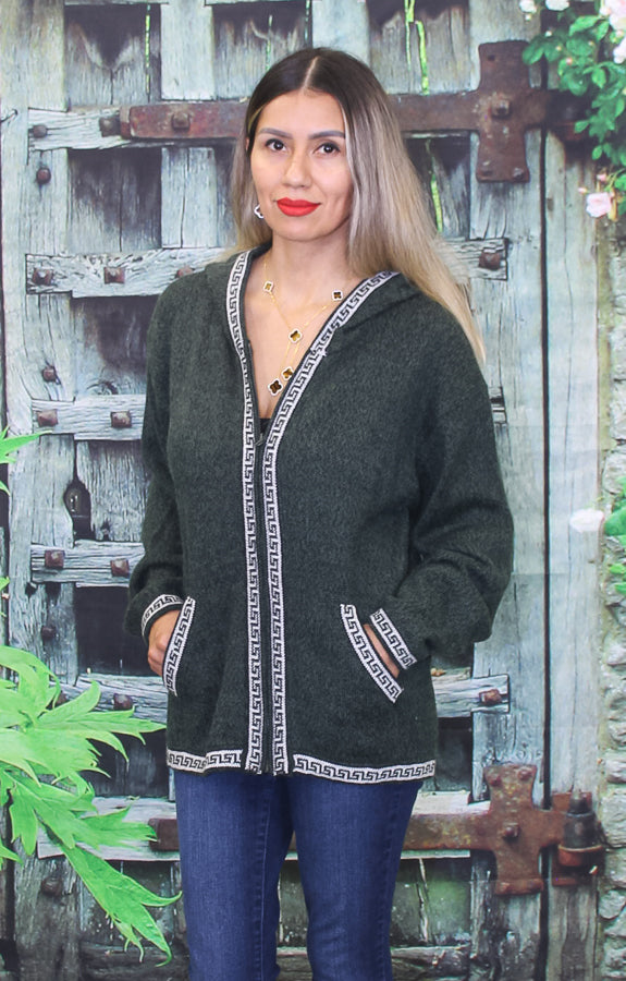 Alpaca "Hindu" Hooded Sweater 120700