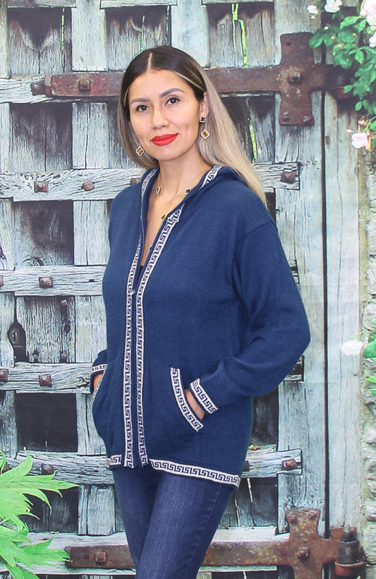 Alpaca "Hindu" Hooded Sweater 120700