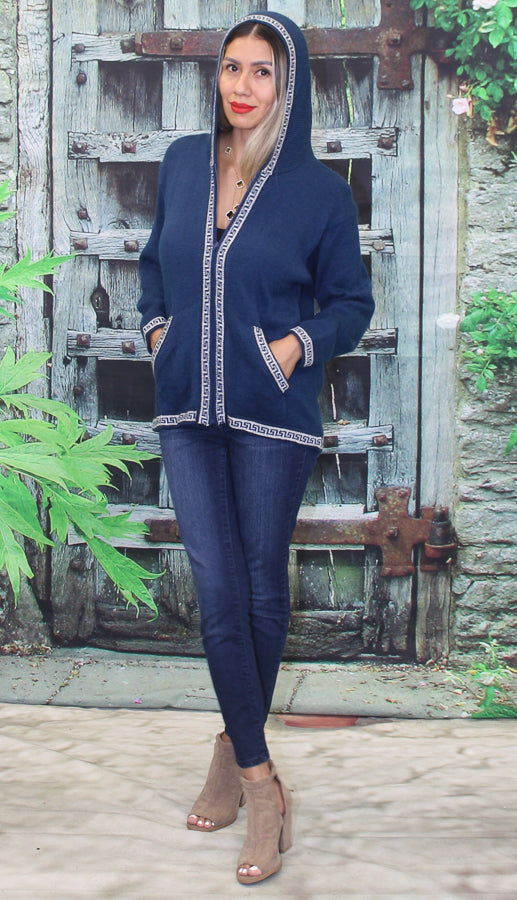 Alpaca "Hindu" Hooded Sweater 120700