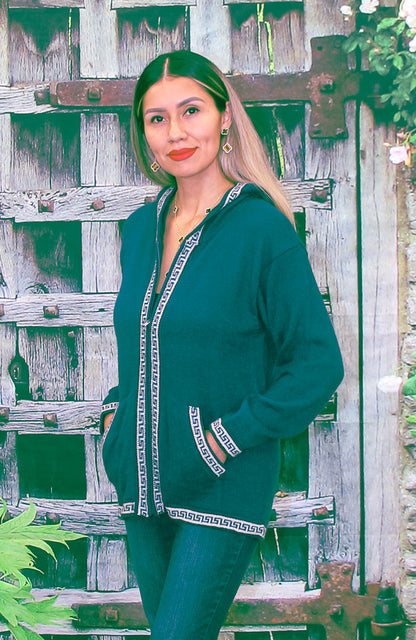 Alpaca "Hindu" Hooded Sweater 120700
