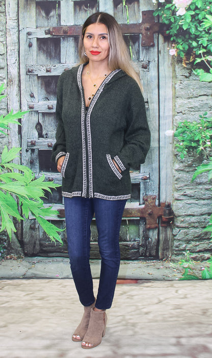 Alpaca "Hindu" Hooded Sweater 120700