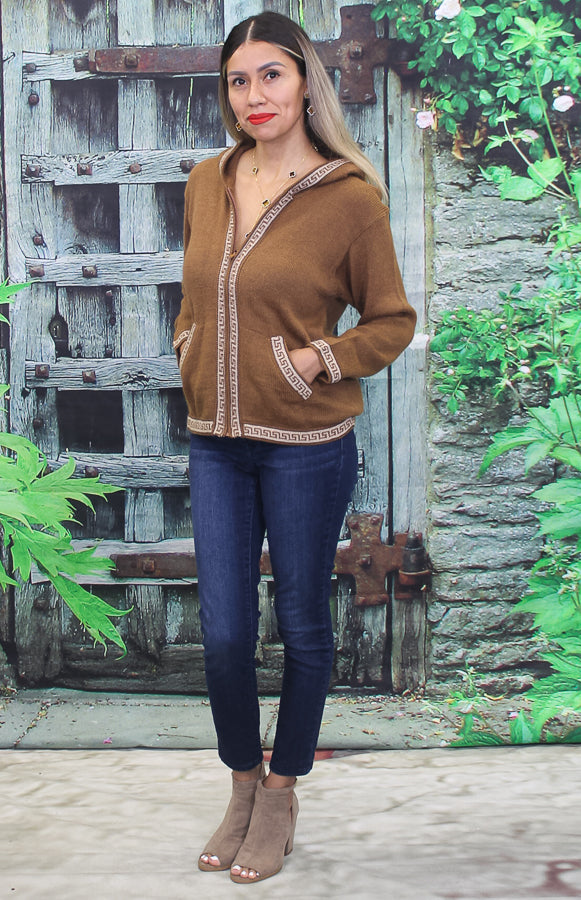 Alpaca "Hindu" Hooded Sweater 120700