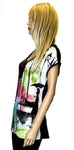 Black, inventory, Multi-color, Print, Sequin, Sleeveless, Studs, Tops, Transfer - August Brock Fashions