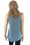 Frank Lyman Light Blue Tank Top with Star Embellishment 221277-1