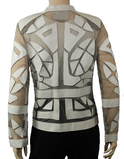 Ivory, Jackets, Leather, Long Sleeve, Sheer - August Brock Fashions