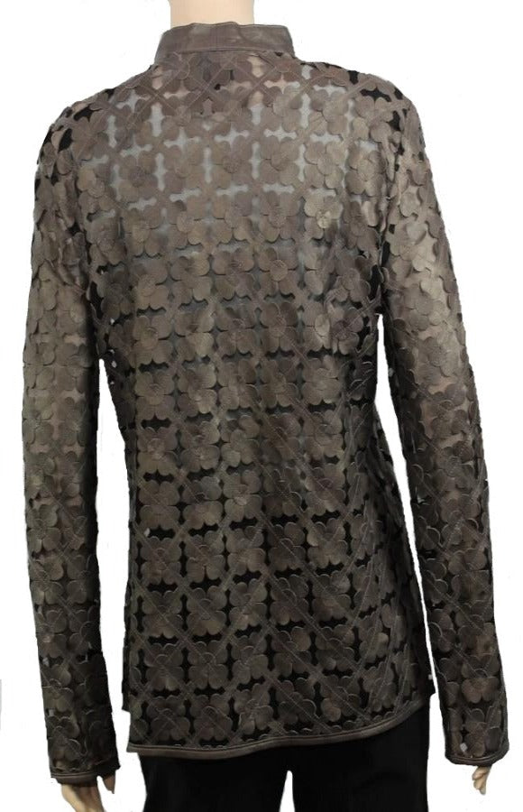 Black, Bronze, Ivory, Jackets, Leather, Long Sleeve - August Brock Fashions