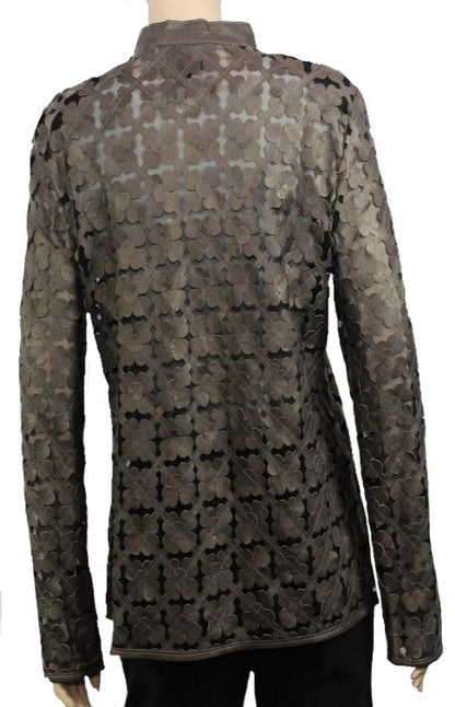 Black, Bronze, Ivory, Jackets, Leather, Long Sleeve - August Brock Fashions