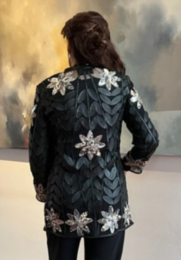 ABF 11910133 Sunburst Long Leather Jacket