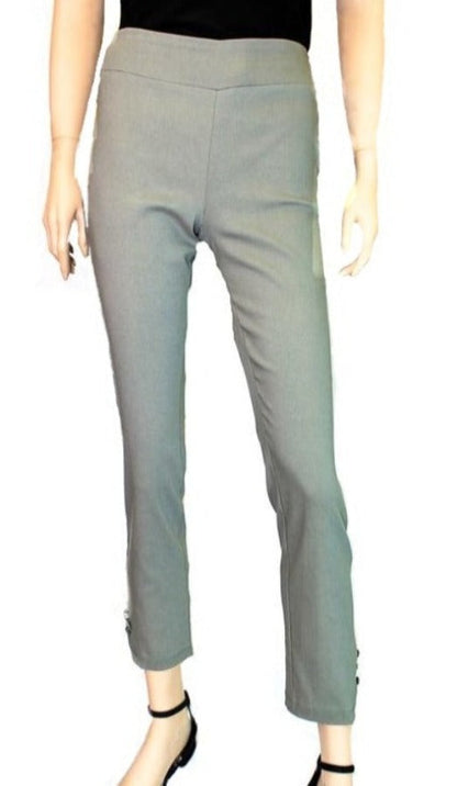 Green, Pants, Slip-on, Straight leg, Tan, White - August Brock Fashions