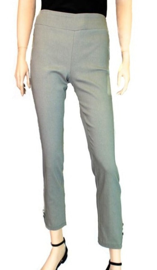 Green, Pants, Slip-on, Straight leg, Tan, White - August Brock Fashions