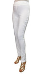 Green, Pants, Slip-on, Straight leg, Tan, White - August Brock Fashions