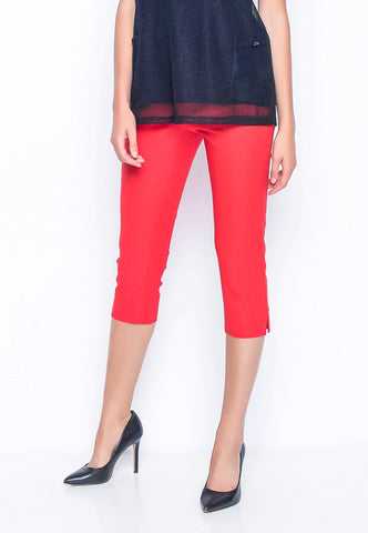 Picadilly Capri Pants With Side Slits MM931