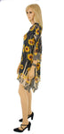 Origami Sunflower Lace Dress OLS-4565
