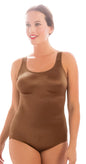 Black, Brown, Cami Shapewear, inventory, Pale, Polka dots, Print, Shapewear, White - August Brock Fashions