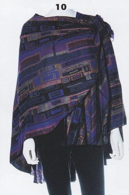 Black, Black & White, Blue, Cape, Capes, Gold, Green, Grey, measure, Multi-color, New A, Print, Purple, Rapti Fashions, Red, Shawls, Yellow - August Brock Fashions