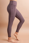 Activewear, Brown, Grey, inventory, Leggings, Sets, Slip-on, Stretch fabric, Yoga - August Brock Fashions