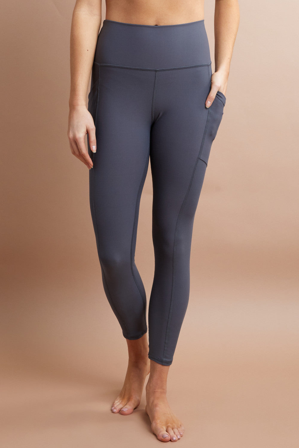 Activewear, Brown, Grey, inventory, Leggings, Sets, Slip-on, Stretch fabric, Yoga - August Brock Fashions