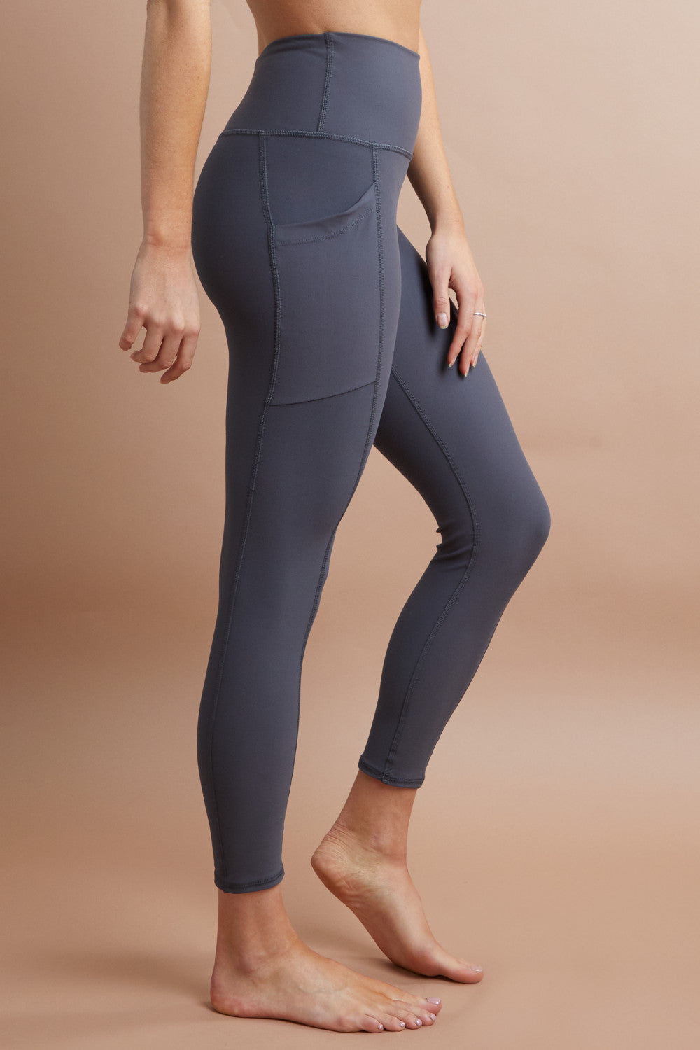 Activewear, Brown, Grey, inventory, Leggings, Sets, Slip-on, Stretch fabric, Yoga - August Brock Fashions