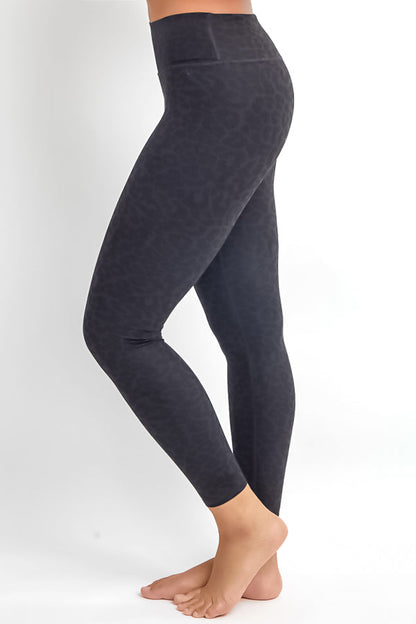Activewear, Animal print, Black, inventory, Leggings, Print, Slip-on, Stretch fabric, Yoga - August Brock Fashions