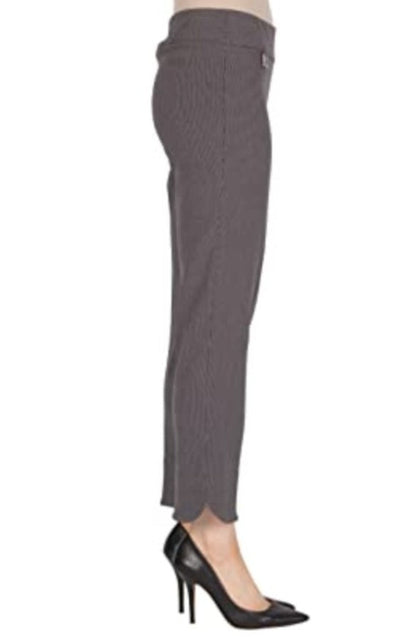 Joseph Ribkoff 174828 Black/White Micro-Dot Cropped Pants