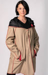 Ubu Khaki/Black Reversible Raincoat  F1428S
